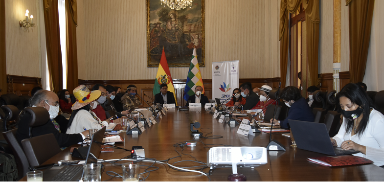 Representantes de gobierno del ABYA Yala analizan el rol del FILAC en el actual contexto regional y global