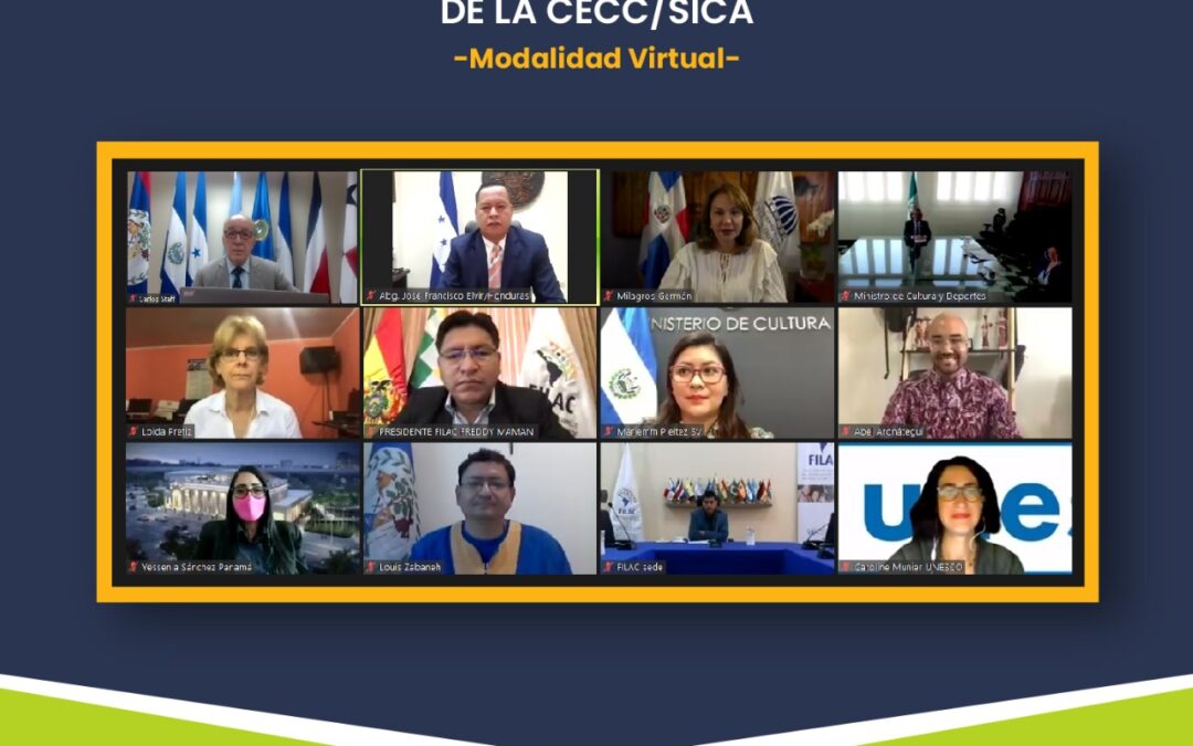 El FILAC participa de la XXXIII reunión del Consejo de Ministros de Cultura de la CECC/SICA