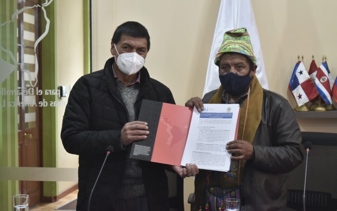 FILAC y municipio de Charazani firmaron convenio para implementar un proyecto de prevención y control de diabetes