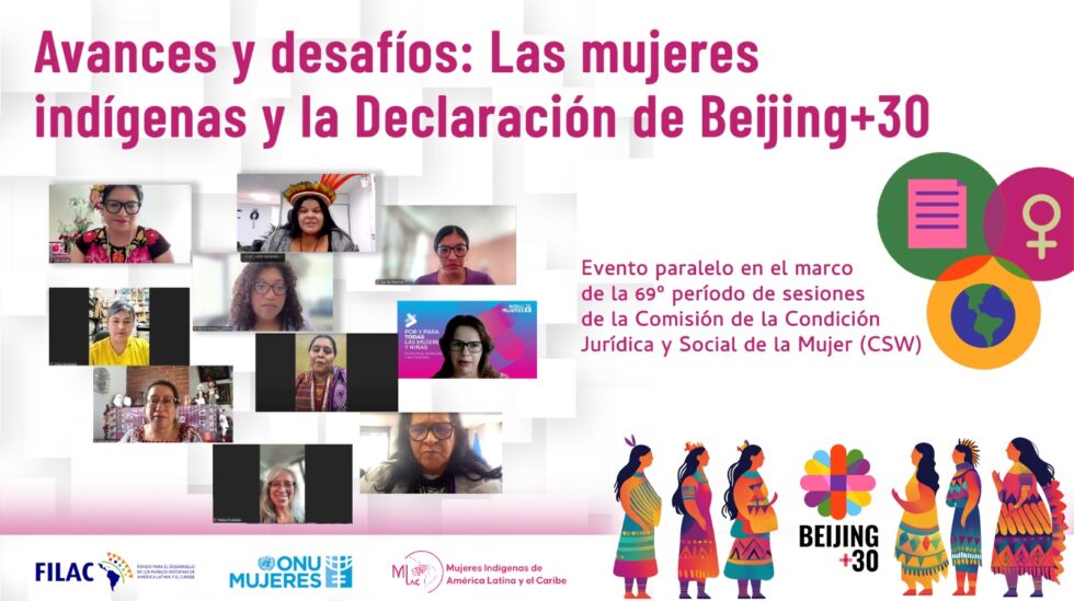 Beijing+30: Mujeres indígenas de Abya Yala evalúan avances y desafíos ...