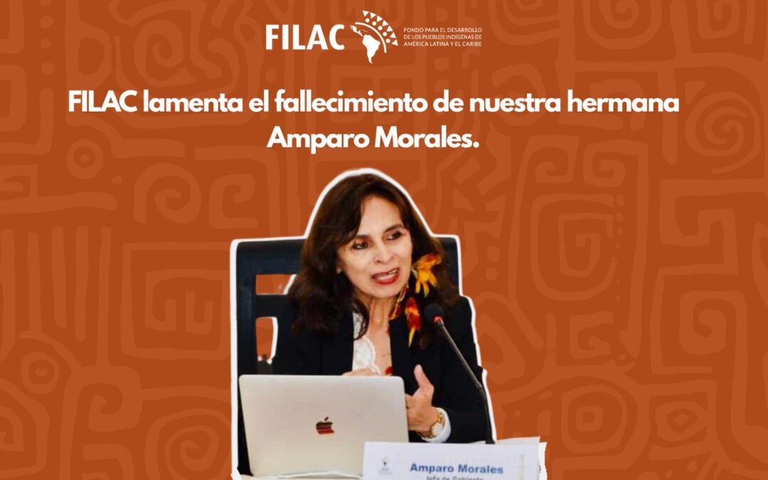 FILAC lamenta el fallecimiento de nuestra hermana Amparo Morales.