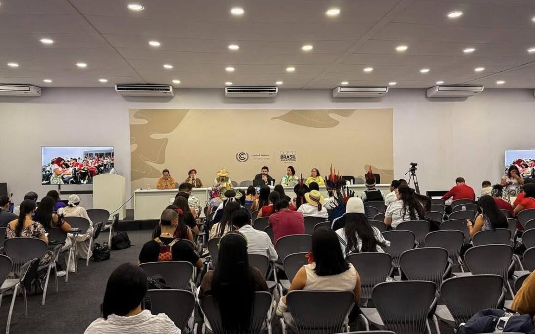 FILAC socializa con el Caucus de Pueblos Indígenas los hallazgos clave de la Cumbre Global de Mujeres y Juventudes Indígenas en la COP 30