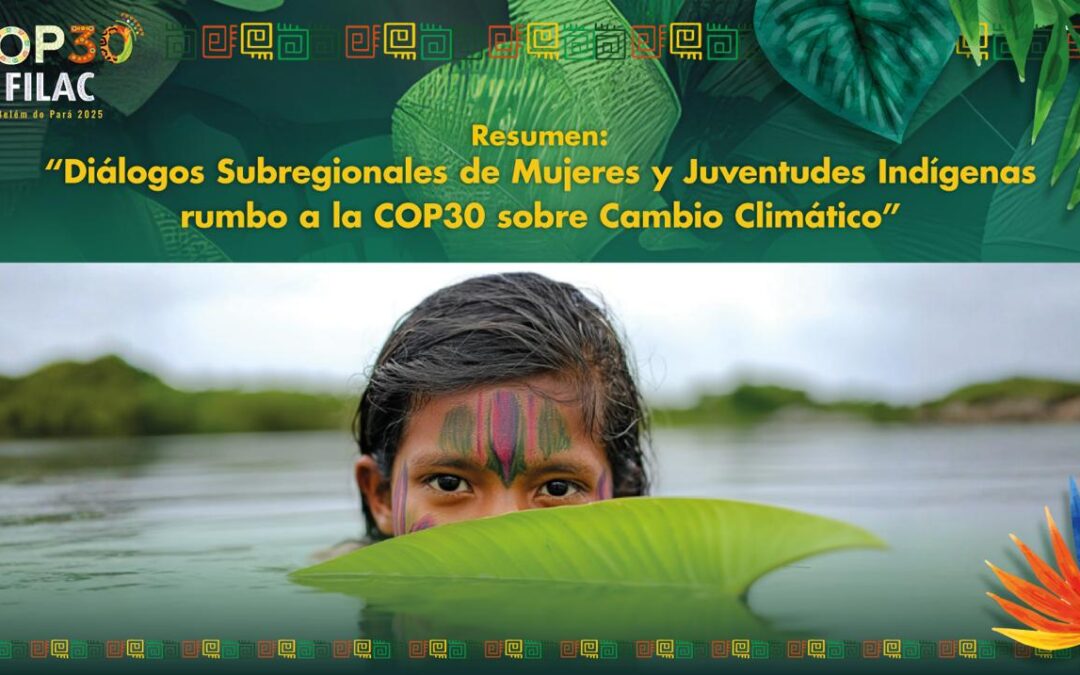Resumen: “Diálogos Subregionales de Mujeres y Juventudes Indígenas rumbo a la COP30 sobre Cambio Climático”